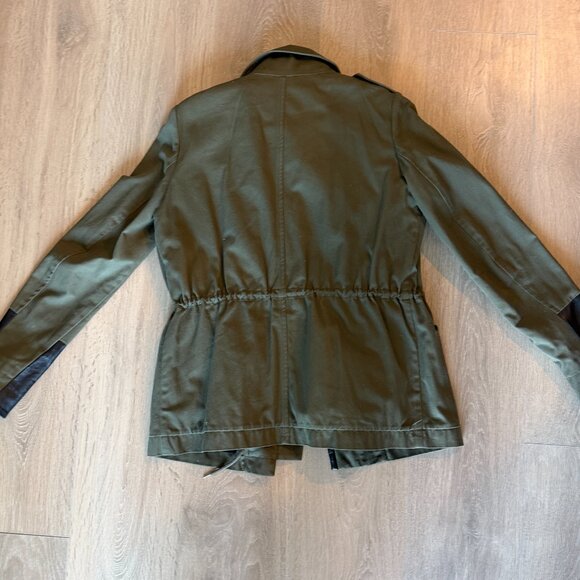 MAJE Military Style Khaki Green Jacket - Size S - Picture 7 of 10